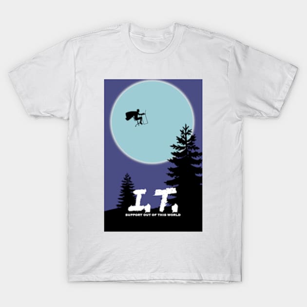 I.T. - E.T. Movie Parody T-Shirt by LuisP96